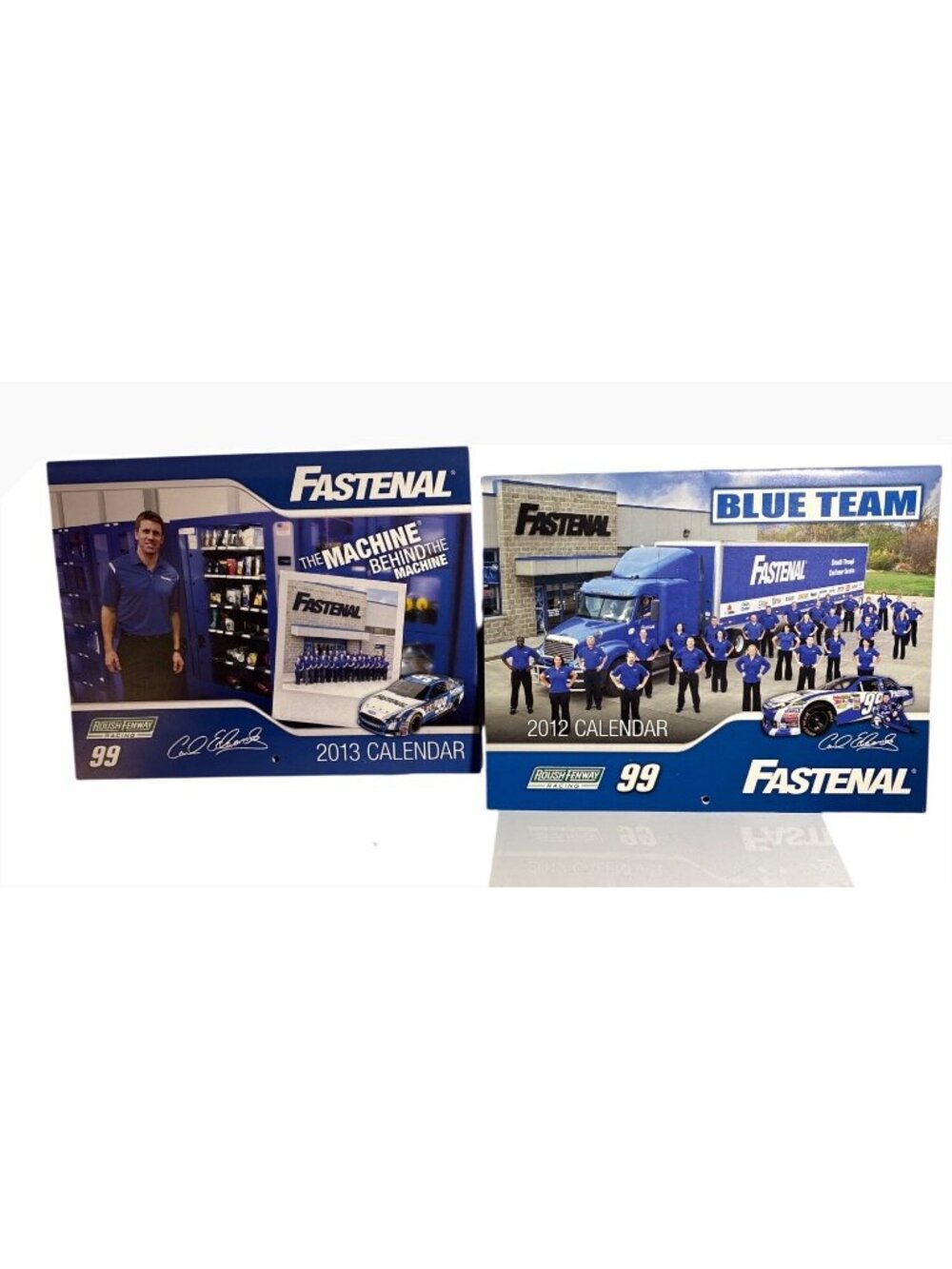 Carl Edwards Roush Fenway Racing Nascar Calendars Lot of 2 Fastenal 2012 & 2013
